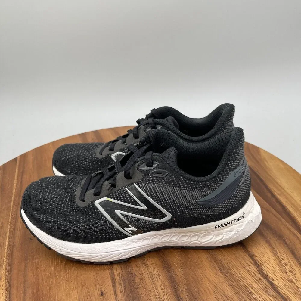 New Balance Fresh Foam X 880 V12 Kids Size 3 M Black Running Comfort Walking